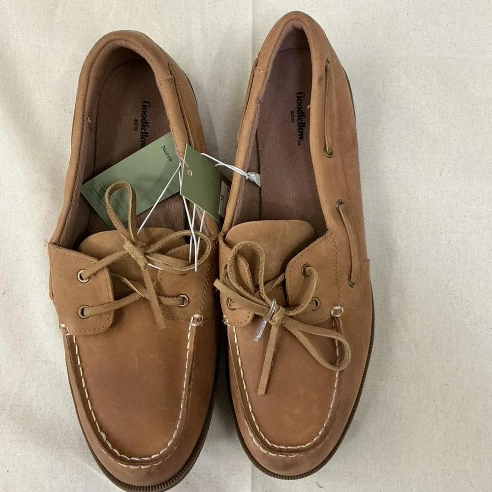 Classic brown boat shoes from Goodfellow & Co.